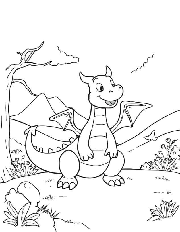 AI Generated Coloring Page 3