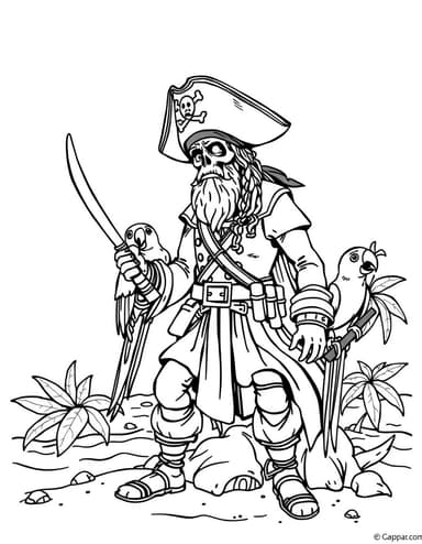 Highlighted AI Coloring Page 12