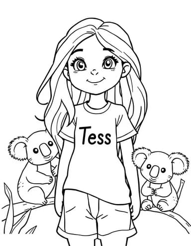 Highlighted AI Coloring Page 13