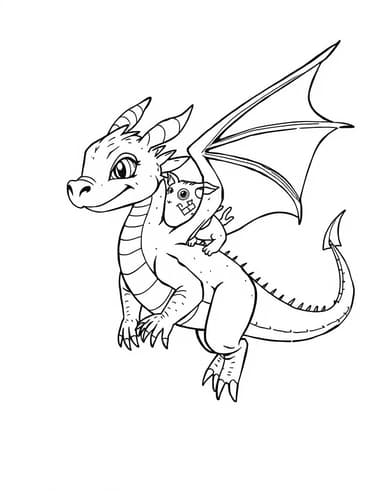 Highlighted AI Coloring Page 7