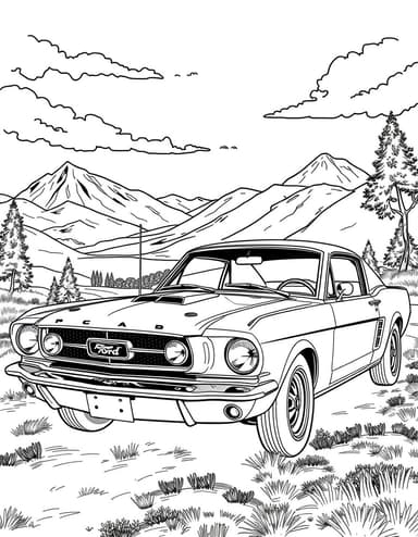 Highlighted AI Coloring Page 8